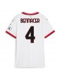 AC Milan Ismael Bennacer #4 Replika Borta Kläder Dam 2024-25 Kortärmad
